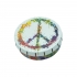 Lata Click Clack 5,5cm Peace Colorful.