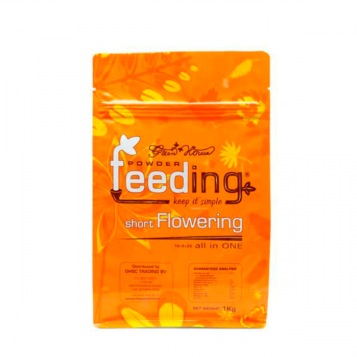 Abono para marihuana indica Mostly Indica Powder Feeding de Green House Seeds 1 kg.