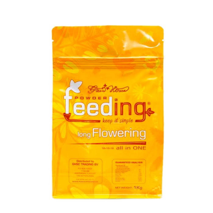 Abono para marihuana sátiva Mostly Sativa Powder Feeding de Green House Seeds.