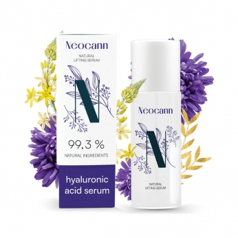 Neocann: Sérum Hialurónico para el cuidado de la piel con CBD, envase.