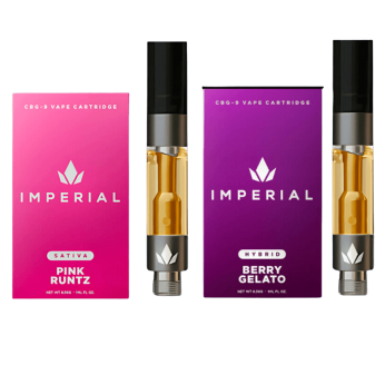 Atomizador CBG9 de 1ml Imperial, vapeo sabroso con diferentes aromas.