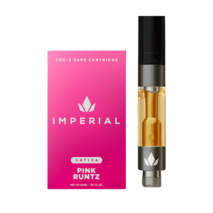 Atomizador CBG9 de 1ml Imperial, Pink Runtz.