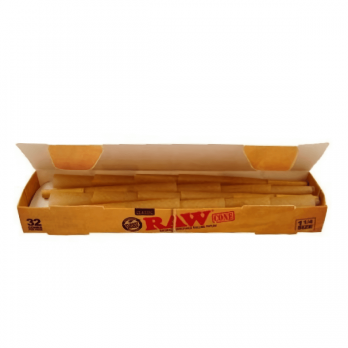 CONES RAW SMALL 1 1/4 SIZE 32 PCS interior.