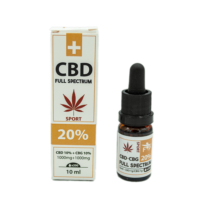 Aceite CBD-CBG Full Spectrum Sport 20%.