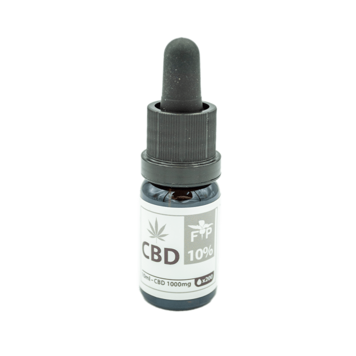 Aceite de CBD Standart aislado de la marca FP. Concentración de CBD del 10%. bote de 10ml.