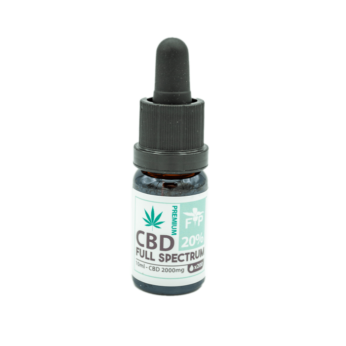 Aceite CBD Purificado Full Spectrum Premium, bote del 20%.
