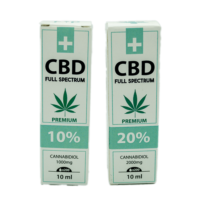Aceite CBD Purificado Full Spectrum Premium, varios formatos.