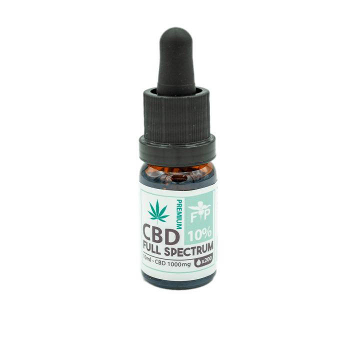 Aceite CBD Purificado Full Spectrum Premium, bote del 10%.