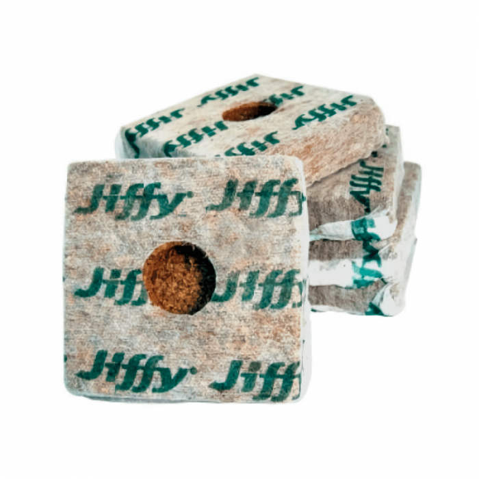 germinador Jiffy Block de coco, 10x10cm.
