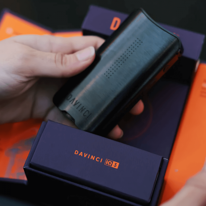 Vaporizador Da Vinci IQ3 para marihuana, elegante.