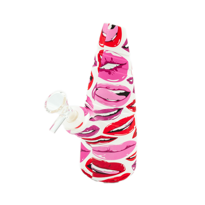 BONG SILICONA NAZARENO COLORES PARA AGUA 17,78CM