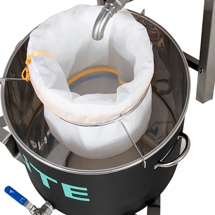 Extractor de resina con agua y hielo profesional MX ICE 200 Lite de Master Trimmers, caída de agua para separación de resina.