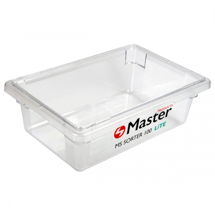 Separador de cogollos manual MS Sorter 100 Lite de Master Trimmers, bandeja de residuos.