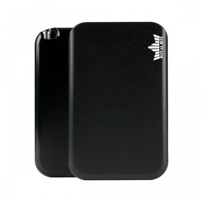 Royal Box B52 Metálica Negra. Caja Dosificador y esnifador, envase.