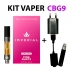KIT VAPE + CARTUCHO 1ML CBG9 40% vaporizador portátil pink runtz.