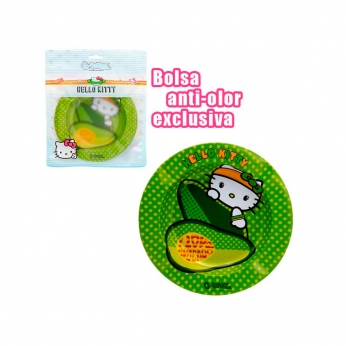 cenicero metálico Hello Kitty Aguacate de 13,5 cm para fumador.