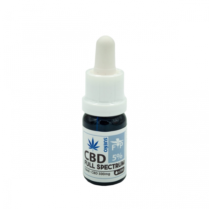 Aceite CBD para especial para dormir 5%. CBD Full Spectrum purificado