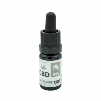 Aceite de CBD Standart aislado de la marca FP. Concentración de CBD 5%. Envase de 10ml.