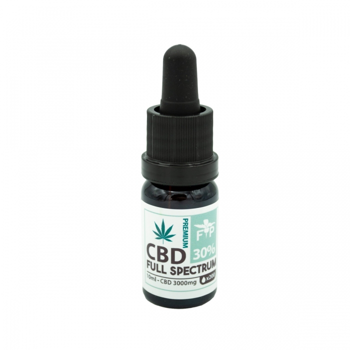 Aceite CBD Full Spectrum purificado de calidad Premium. Concentración del 30% CBD.