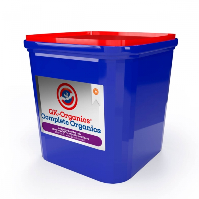 Fertilizante GK Organics Complete de Guanokalong para cultivo, 22 L.
