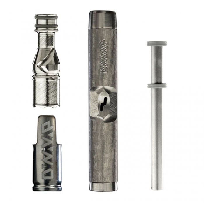 Vaporizador portátil Dynavap M7 Completo para marihuana, desmontado.