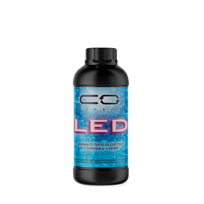 CO2 EFFECT Nano, especial para cultivos LED, envase de 500 ml.