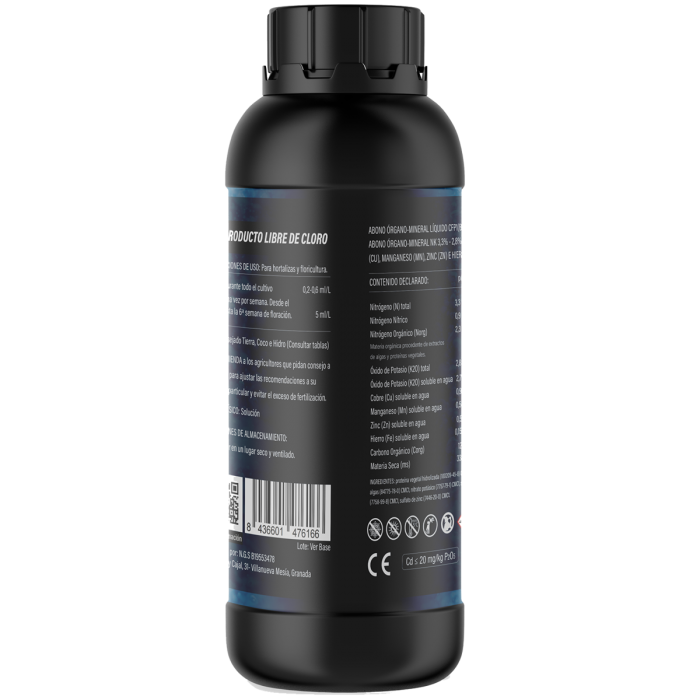 CO2 EFFECT Nano, especial para cultivos LED, 1L características.