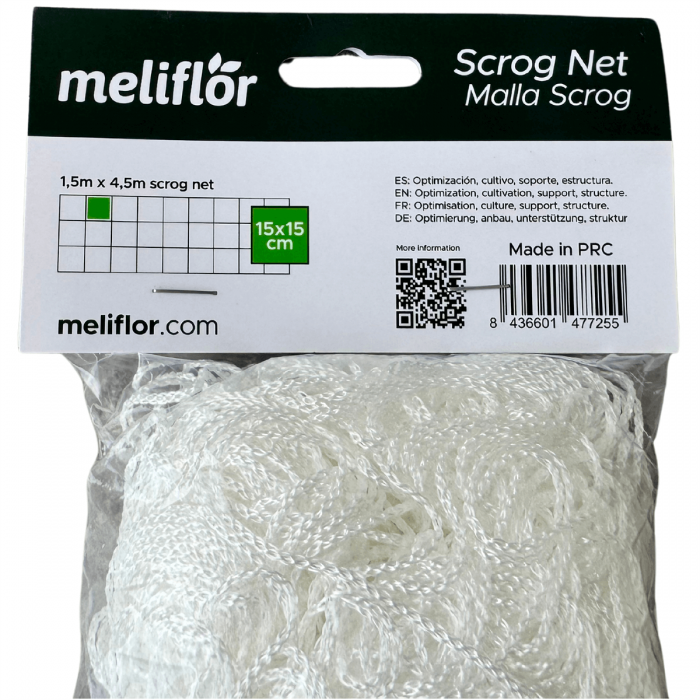 Malla de tela Scrog 1.5 x 4.5m (Trepadora), características.