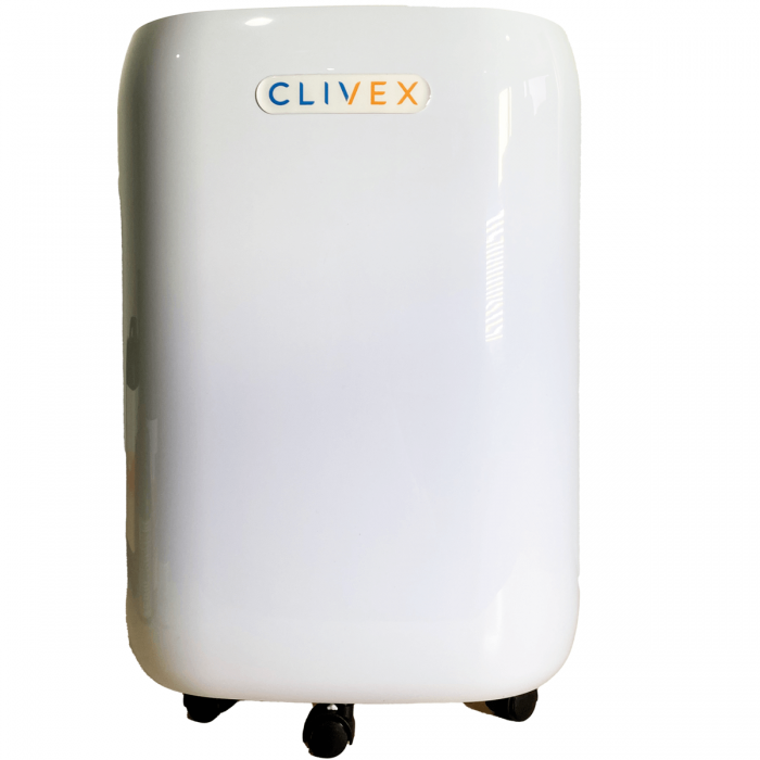 Deshumidificador Cliver Homedry de 20L al dia de capacidad, frontal.