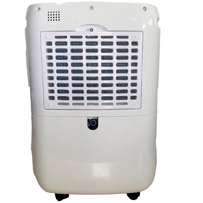 Deshumidificador Cliver Homedry de 20L al dia de capacidad, trasera.