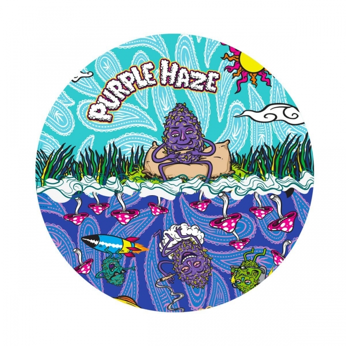 Grinder Purple Haze metal con polinizador 40mm y 4 partes.
