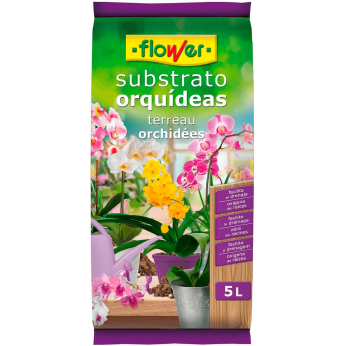 Tierra para cultivar orquídeas.