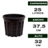 Maceta para cultivo hidropónico Ercole de 35L de capacidad.
