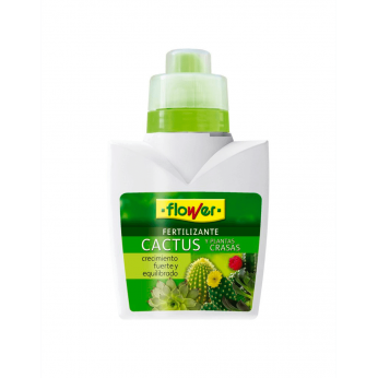 Fertilizante para cactus de la marca Flower.