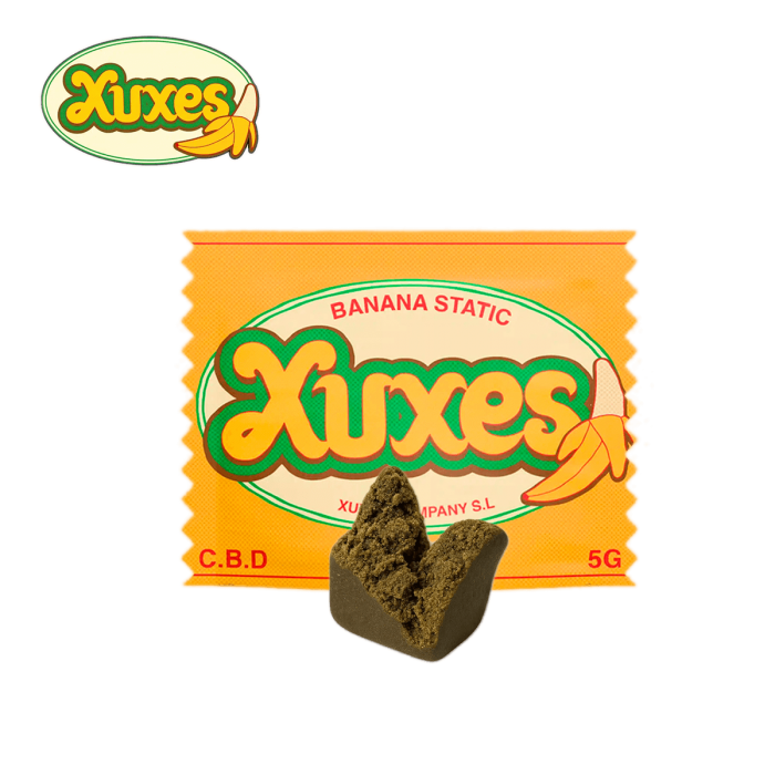 Hash CBD Banana Static de la marca Xuxes.