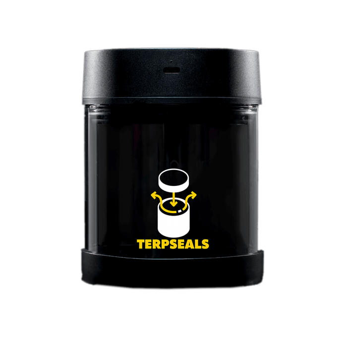 Bote de Cristal Terpseals de 600ml con tapa digital de control, jarra.