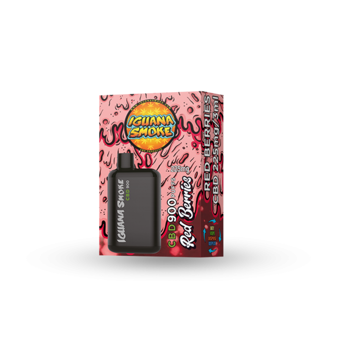 Iguana Pod CBD Pocket Red Berries 225mg