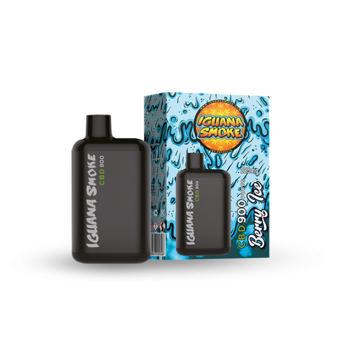 Iguana Pod CBD Pocket Berry Ice 225mg, vapeador.