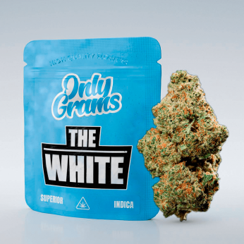 Flores con CBD al 40% The White Superior de OnlyGrams.