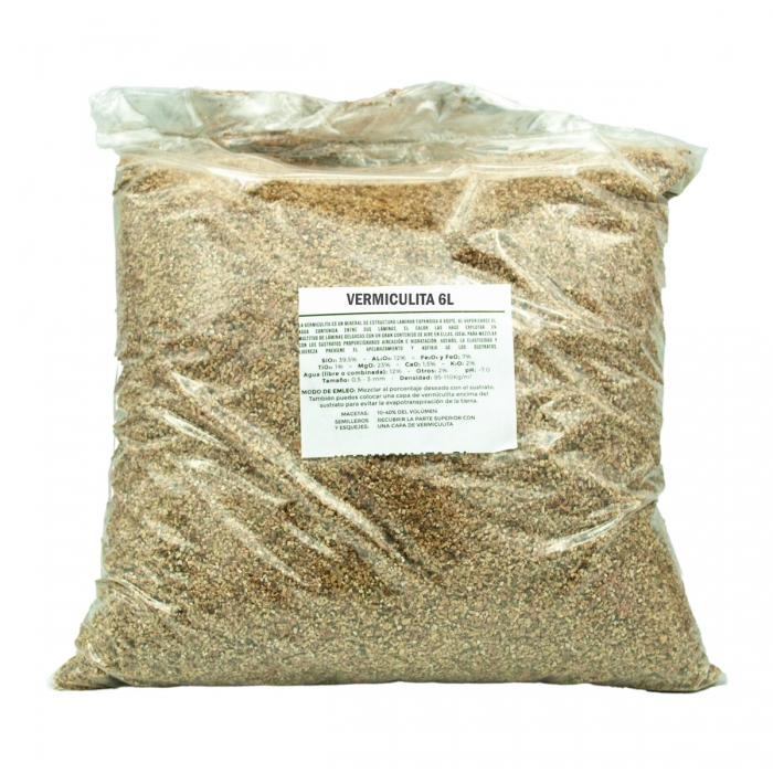 Bolsa de vermiculita de 6 litros