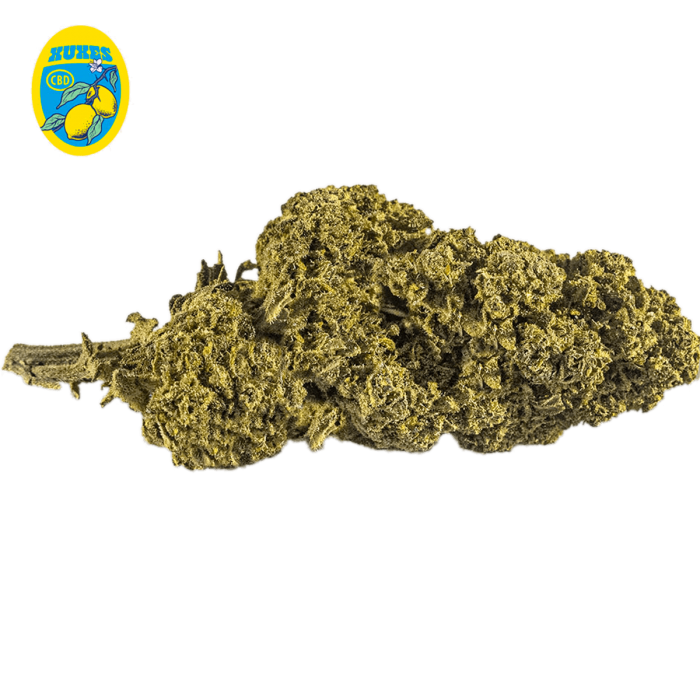Flores de CBD de la marca Xuxes aroma Lemon, cogollo.