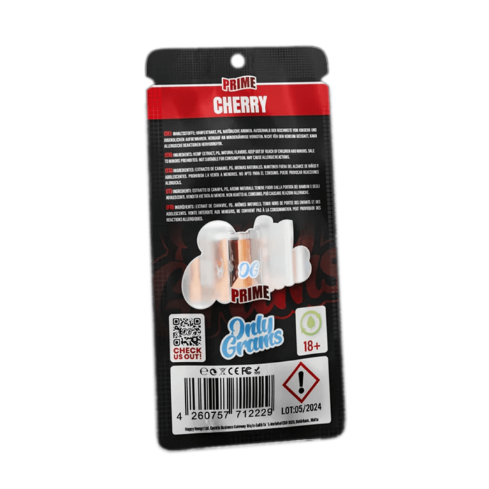 Cartuchos CBD para vape al 50%, contraportada.