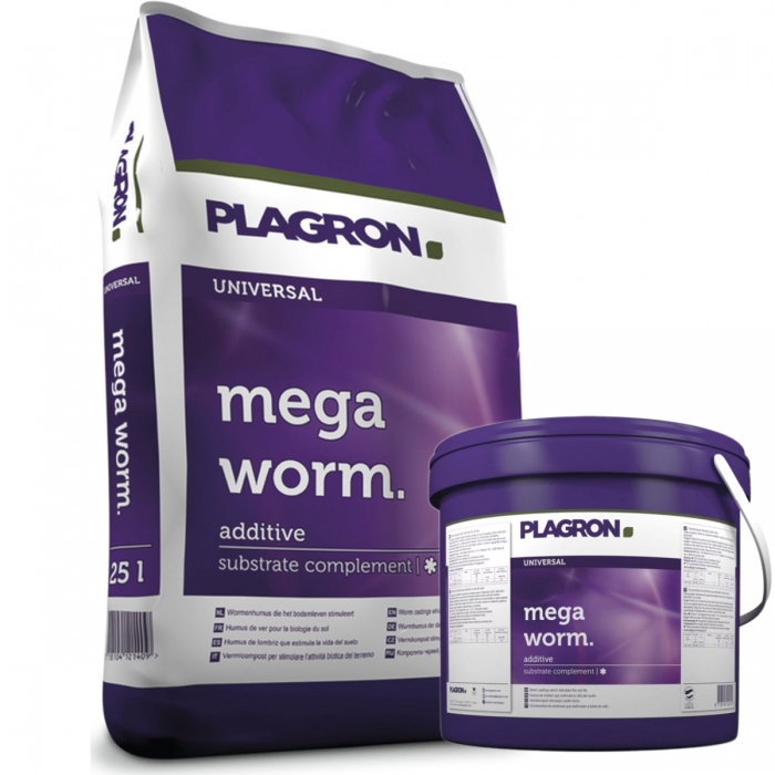 Mega Worm de Plagron Humus de lombriz Dendrobaena Veneta