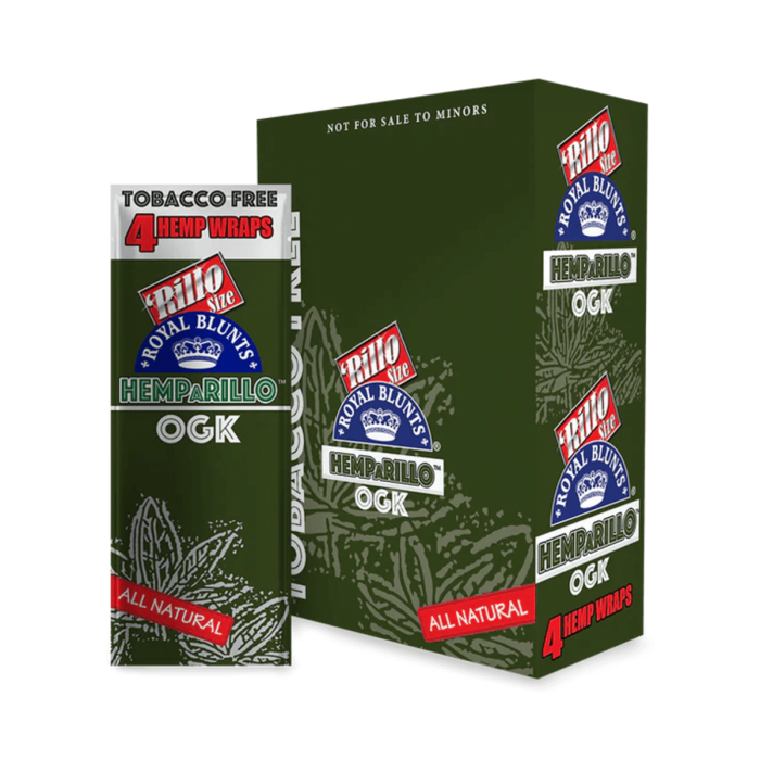 Blunt Hemparillo - Papel de cáñamo natural de sabor. OGK, caja.