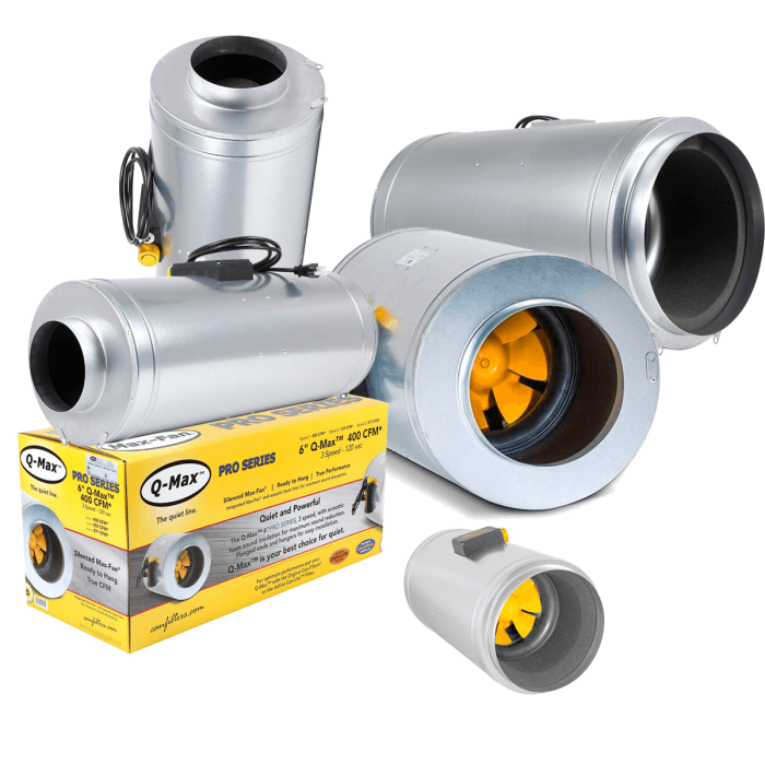 Extractor Q-Max en diferentes modelos y potencias.