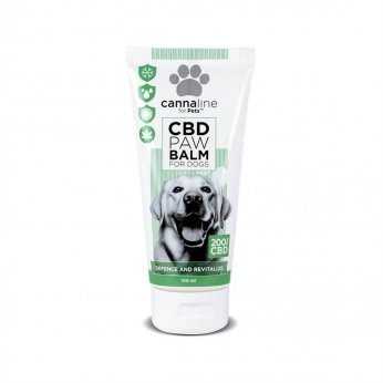 Bálsamo CBD para patas de perros de Cannaline, 100ml 200mg.