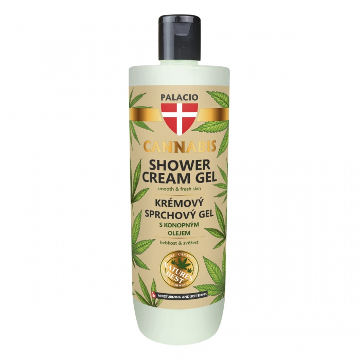 Gel Cremoso de ducha con CBD de 500ml Palacio.