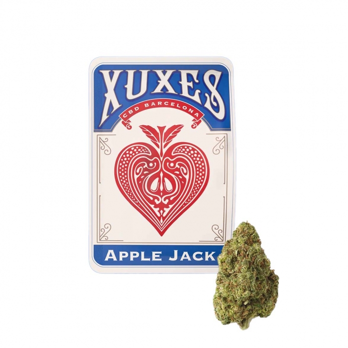 Flores AppleJack CBD (Xuxes). Envases de 3 gramos