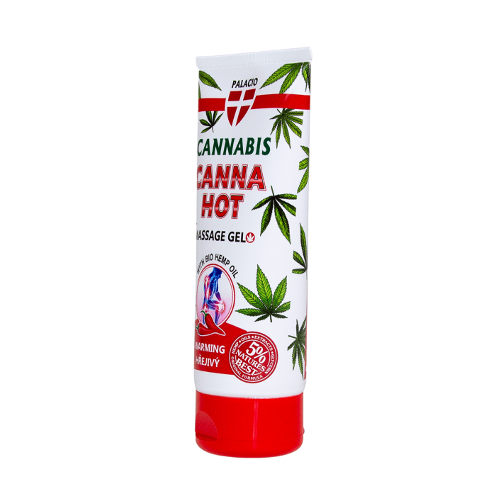 Gel de cannabis para la piel cannahot de Palacio 200ml.