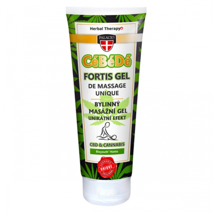 Gel de masaje Fortis CéBéDé con CBD Bioyouth de 200ml.